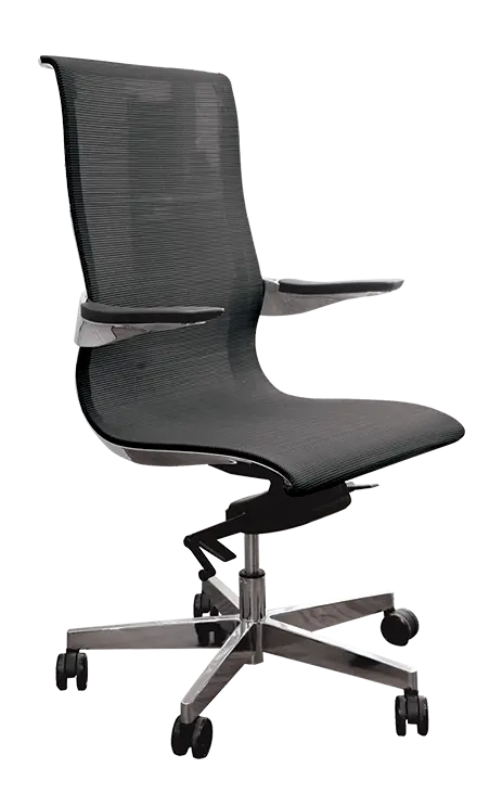 VIGO křeslo kancelářské, mesh šedá